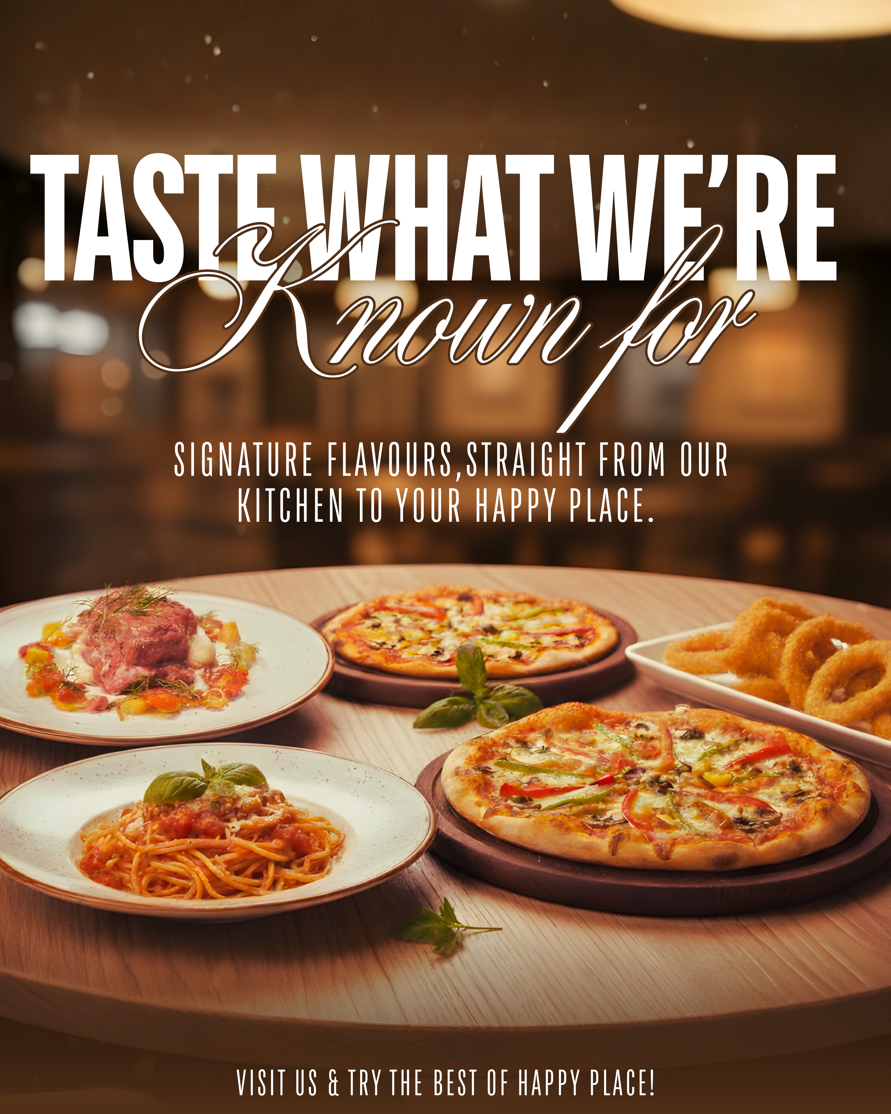 Catch-up Brew House - Restaurant & Food Promotional Banner
